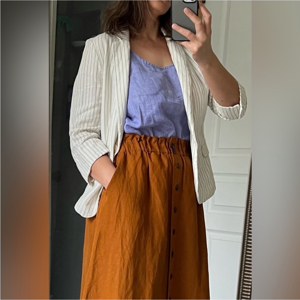 Madewell Linen Skirt